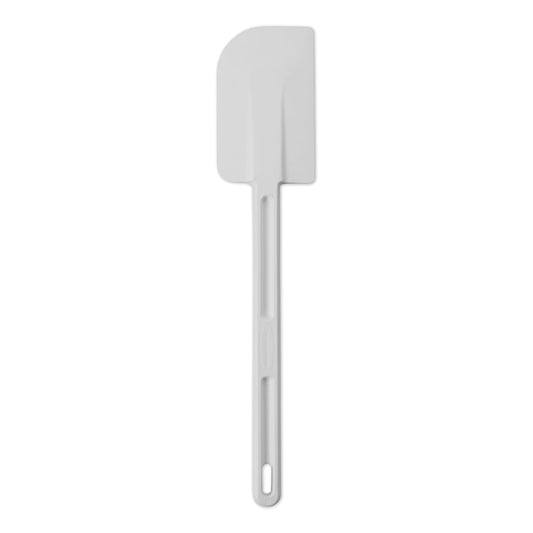 Rubbermaid Commercial Products Scraper Spatula/Food Scraper 13.5-Inch Dishwasher Safe White Heavy Duty Rubber Silicone Spatula for Resturant/Home Cooking/Baking
