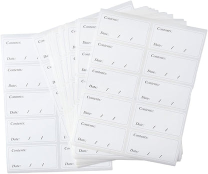 200pcs for Kitchen Leaves No Residue Removable Food Date Labels Food Storage Stickers Freezer Labels Food Storage Labels