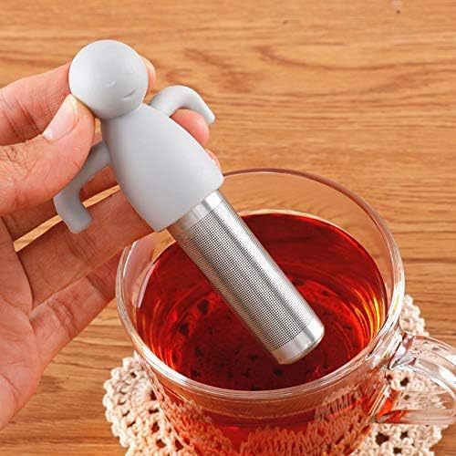 Leden Tea Infuser for Loose Leaf Tea Extra Fine Mesh Tea Steeper Gray