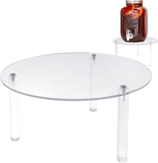 Tfwadmx 3 Pcs Drink Dispenser Stand, Beverage Dispensers Stand Acrylic Holder for Beverage Dispenser Drink Dispenser Stand Only Fit Max 7.8 Inch Diameter of Glass Drink Dispenser, Water Jugs