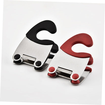 Stainless Steel Pot Clip Spoon Holder, Kitchen Utensil Rest