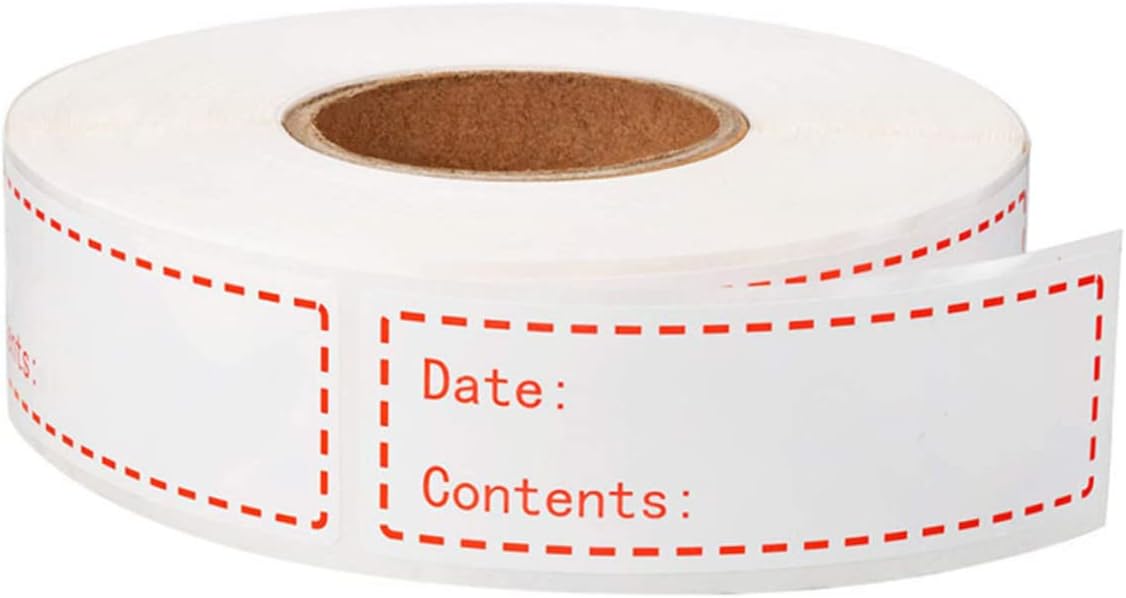 EXCEART 2rolls Food Storage Date Labels Kitchen Stickers for Keeping Removable Adhesive for Freezer and Refrigerator Use for Food Organization