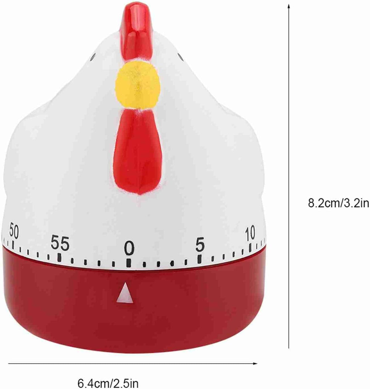 Kitchen Timer Cute, Egg Timer, Mechanical, Up to 60 Minutes