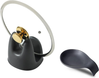 Nihow Ceramic Pot Lid Holder While Cooking for Kitchen Counter/Stove Top