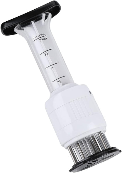 Dioche Meat Marinade Needle Injector, 30 and Tenderizer Injector, Steaks Flavor Syringe Cook Kitchen Tool, for BBQ, Turkey, Fish, Brisket, Pork and Chicken