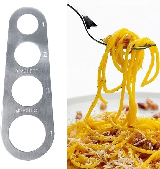 Silvery Spaghetti Measurer, Stainless Steel Spaghetti Measurer Measuring Tool Pasta Portion Control Gadgets Portion Cooking Tool for Pasta and Noodles Creative, Cook's Tool and Gadget Sets