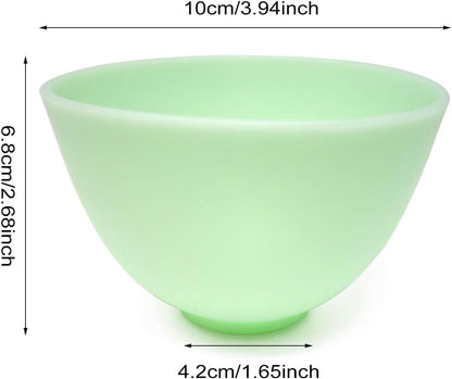 Honbay 5PCS Silicone Mixing Bowls Prep and Serve Bowls for Mixing Facial Mask or Holding Ingredient (8.5��5CM)