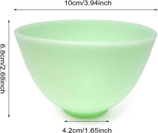 Honbay 5PCS Silicone Mixing Bowls Prep and Serve Bowls for Mixing Facial Mask or Holding Ingredient (8.5��5CM)