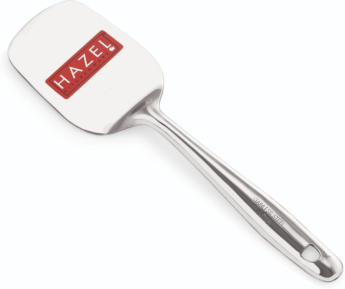 HAZEL Stainless Steel Cake Pie & Pastry Serving Spoon with Handle Slicer Lifter, Silver