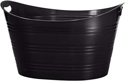 CreativeWare, Aqua Double Walled Party Tub With Drain Plug 4.375 Gl, Red