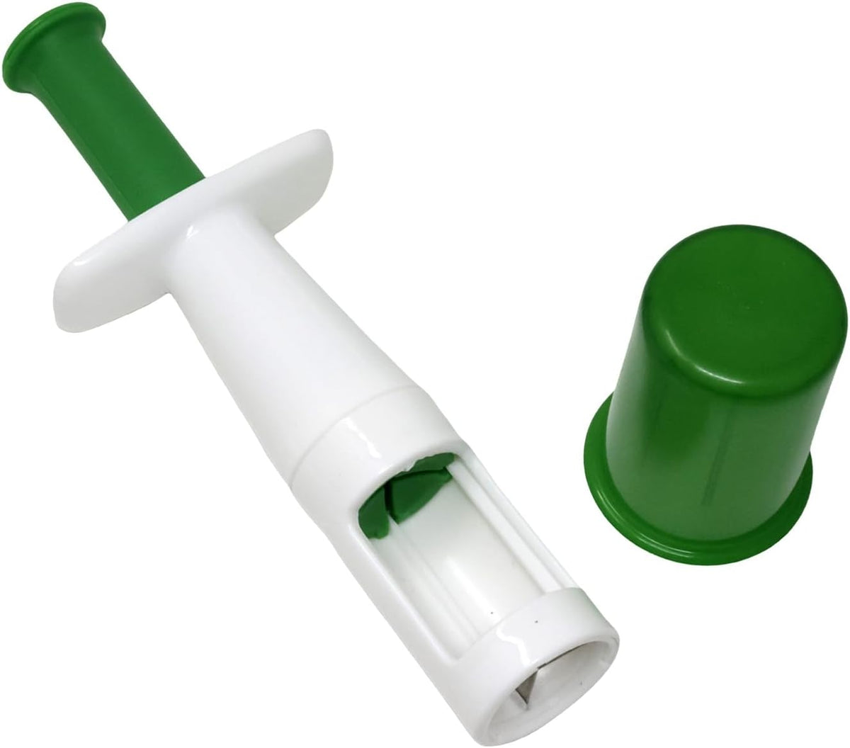 yueton 1 Pack Grape Cutter Grape Slicer Grape Small Tomato Quarter Cutter Tool with 2 Cleaning Brushes