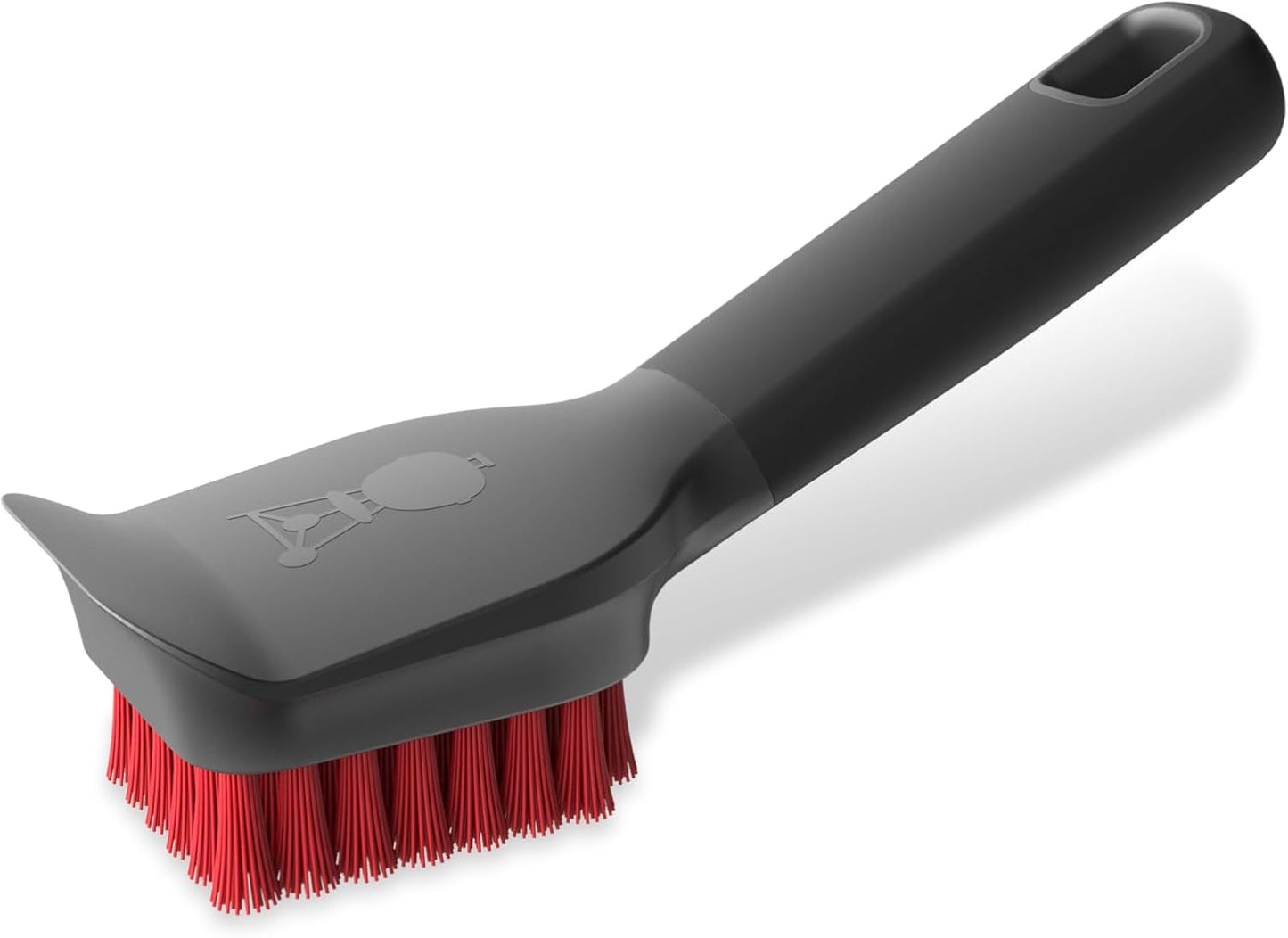 Weber Cool Clean Scraper Brush – Multipurpose Grill Brush & Scraper Safe for All Weber Grates and Cookboxes, Comfortable No-Flex Handle