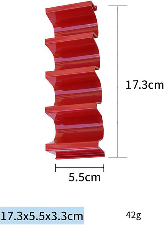 Taco Holder, 2Pcs Taco Plates Holder, Tacos Stands for 4 Tacos, Tacos Plates Rack Tray with Dividers