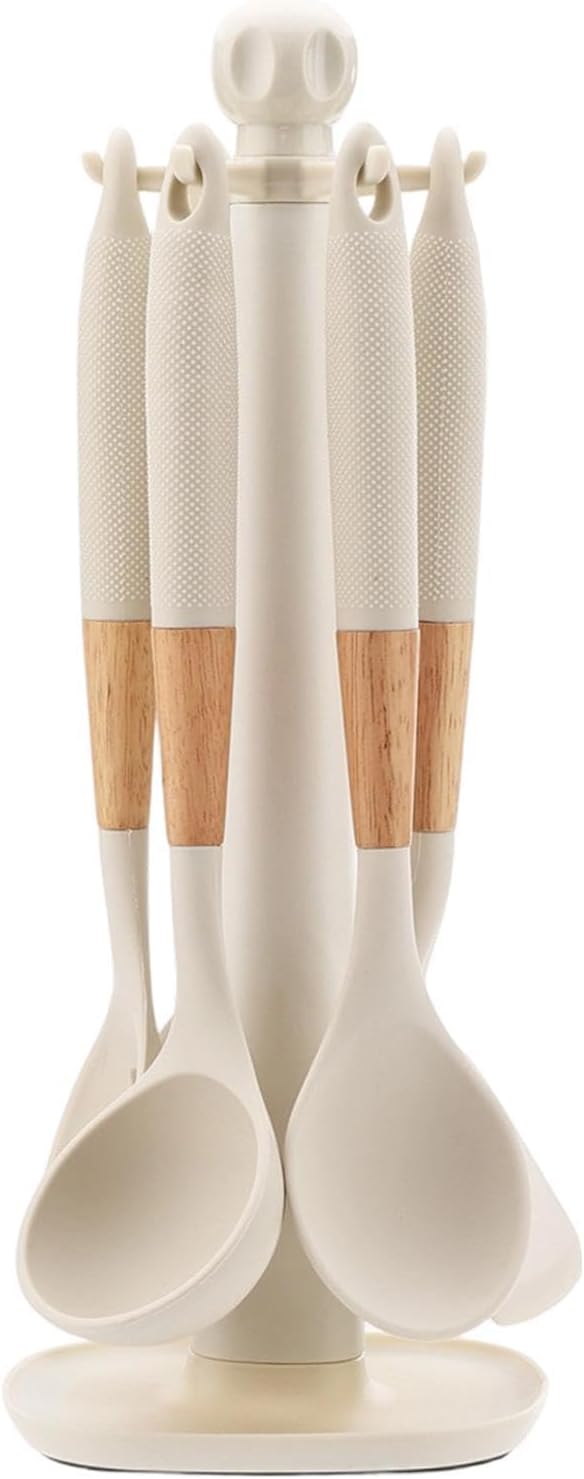 Cooking Utensils Set, With Holder, 1set, Silicone Kitchen Utensils Set, Silicone Spatulas, Food Grade Non Stick Coating Design, For Home Restaurant Camping