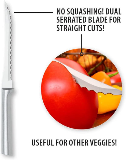 RADA Cutlery Tomato Slicer Knife (R126), Silver