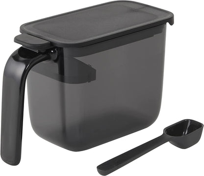 Marna K749BK 2-Tier Slim Black Condiment Rack, Good Lock Container, Steel, 5.6 x 4.6 x 5.6 in, 6.6 lbs