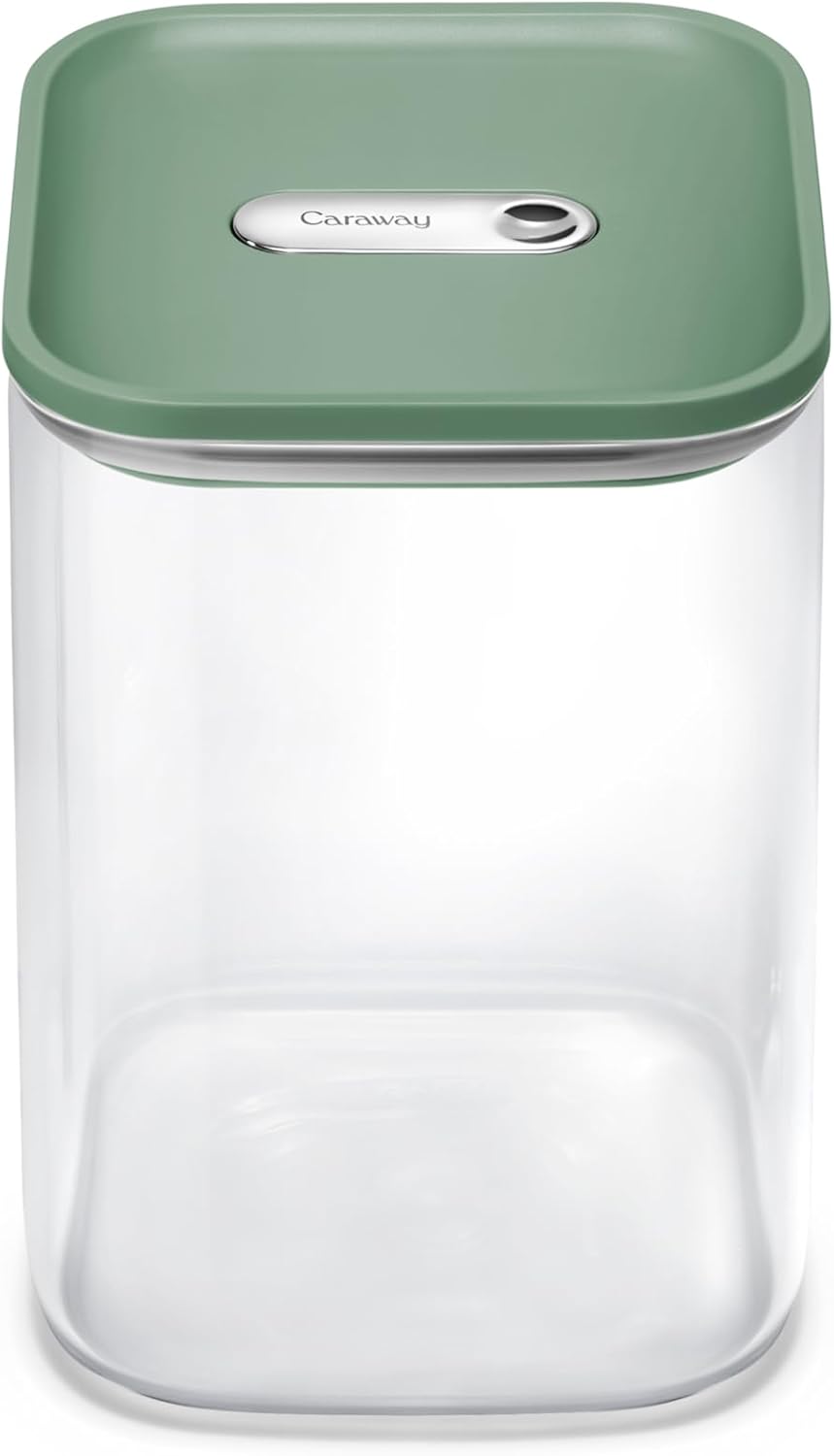 Caraway 4qt Glass Airtight Food Storage Container with Lid – Non-Toxic, BPA-Free Kitchen Storage Container – Stackable, Space-Saving Airtight Container for Dry Goods and More - Mist