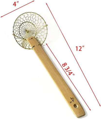 5" Round Brass Spider Strainer Sunrise Kitchen Supply