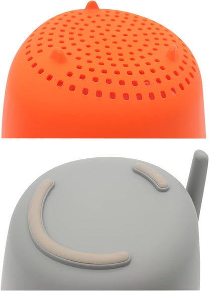 Kitchen Colander and Strainer Bowls Set,2 in 1 Fruit Vegetable Washing Basket for Soaking,Draining Pasta,Rice,Quinoa,Small Grains and Food Mixing-4.5Quart
