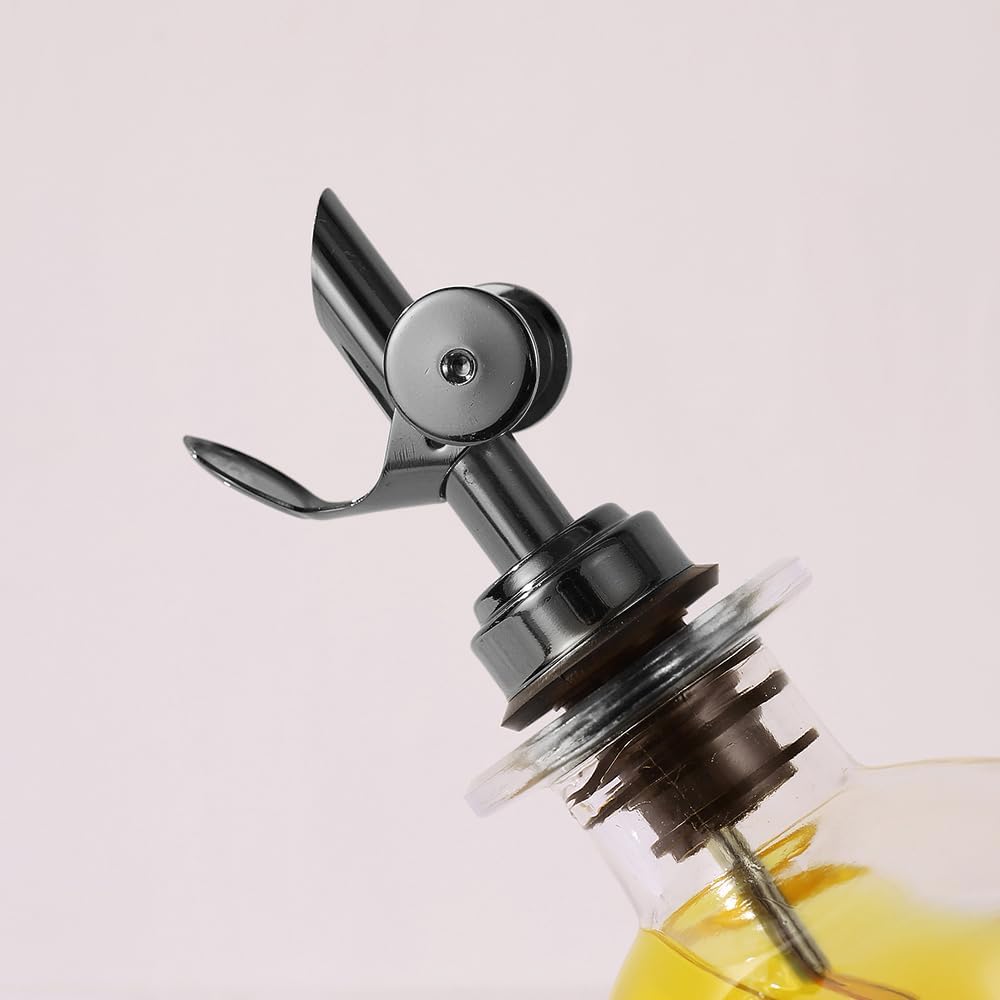 Molimoli - Premium Olive Oil Dispenser Bottles for Kitchen with Pourer - Oil and Vinegar Dispenser Set, Glass Dispenser for Kitchen, Dispenser Bottle of 350ml