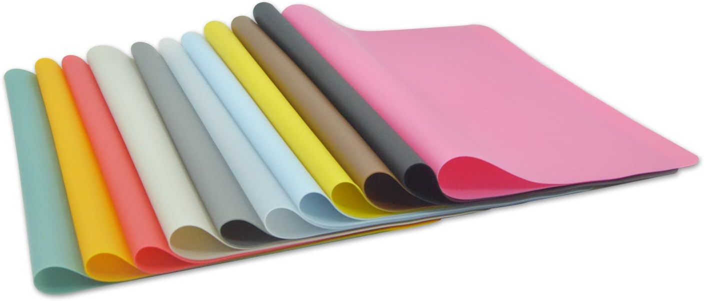 Silicone Placemats, Food-Grade Non-Slip Waterproof, Dining, Stain Resistant, Countertop Protector, Kitchen Counter Mat, Heat Resistant, Baking mat Dishwasher Safe (23.6"×15.7"-1pack, Black)