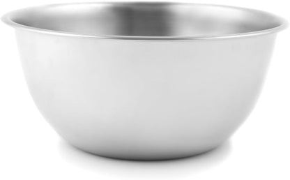Fox Run Stainless Steel Small Mixing Bowl, 7.25 x 7.25 x 3.75 inches, Metallic