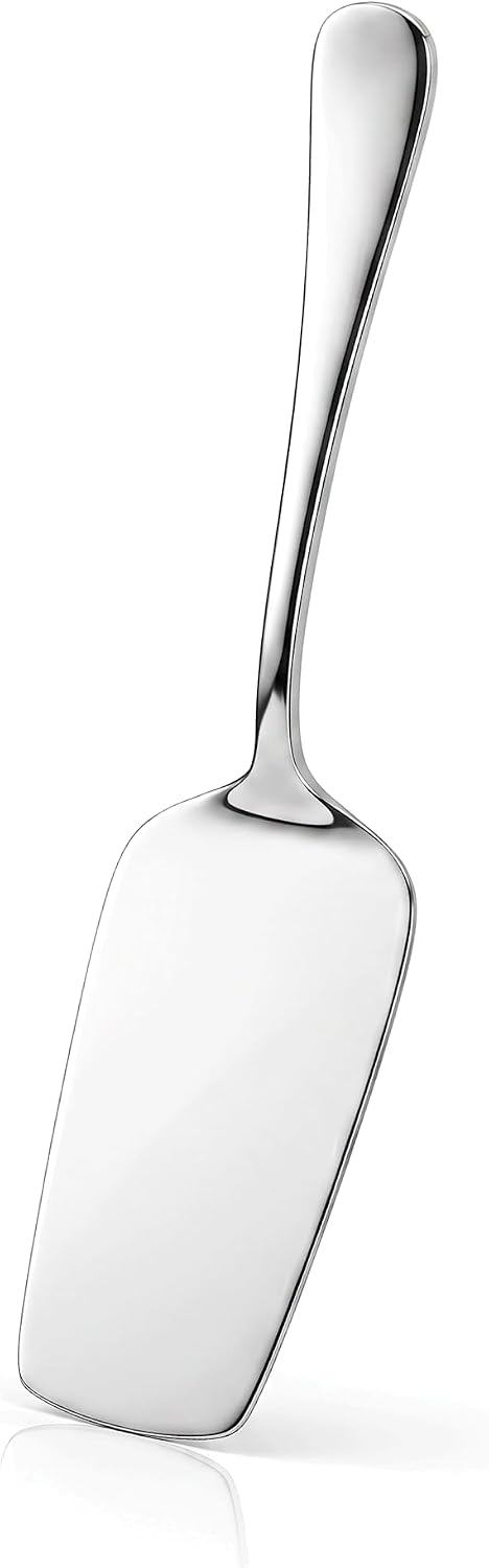 Lasagna Server, 11.5-Inch Stainless Steel Pie and Cake Server Cutter Spatula for Casseroles, Quiche & Desserts, Mirror-Polished Ergonomic Handle, Dishwasher Safe