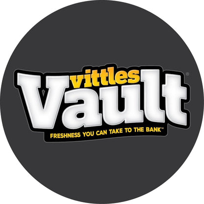 Vittles Vault Traditional Pet Food Storage Container For Dog Kibbles/Bird Seed/Oatmeal/Rice/Flour/Cereal, BPA Free Plastic, Sealed Airtight For Cat Food, Up To 50 lb, Made in USA, With Scoop, Gray