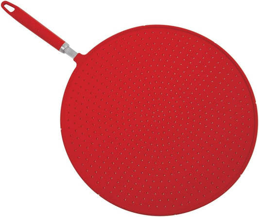 Norpro Grip-EZ Red Silicone Splatter Screen Strainer
