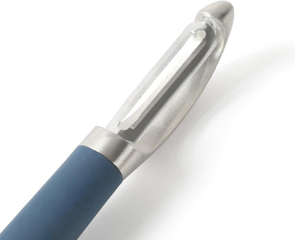 Calphalon Prime Straight Vegetable Peeler, Stainless Steel Peeler with Swivel Blade for Fruits & Vegetables, Weighted Handle for Control, Weighted Handle for Control