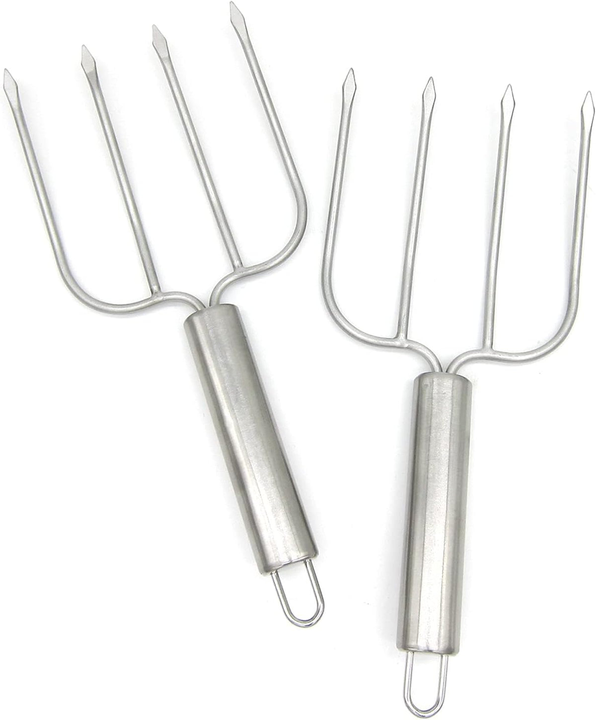 Turkey Lifter Forks Set of 2 Stainless Steel Turkey Lifters with Non-Slip Handle Turkey and Poultry Lifters Turkey Claws Carving Fork