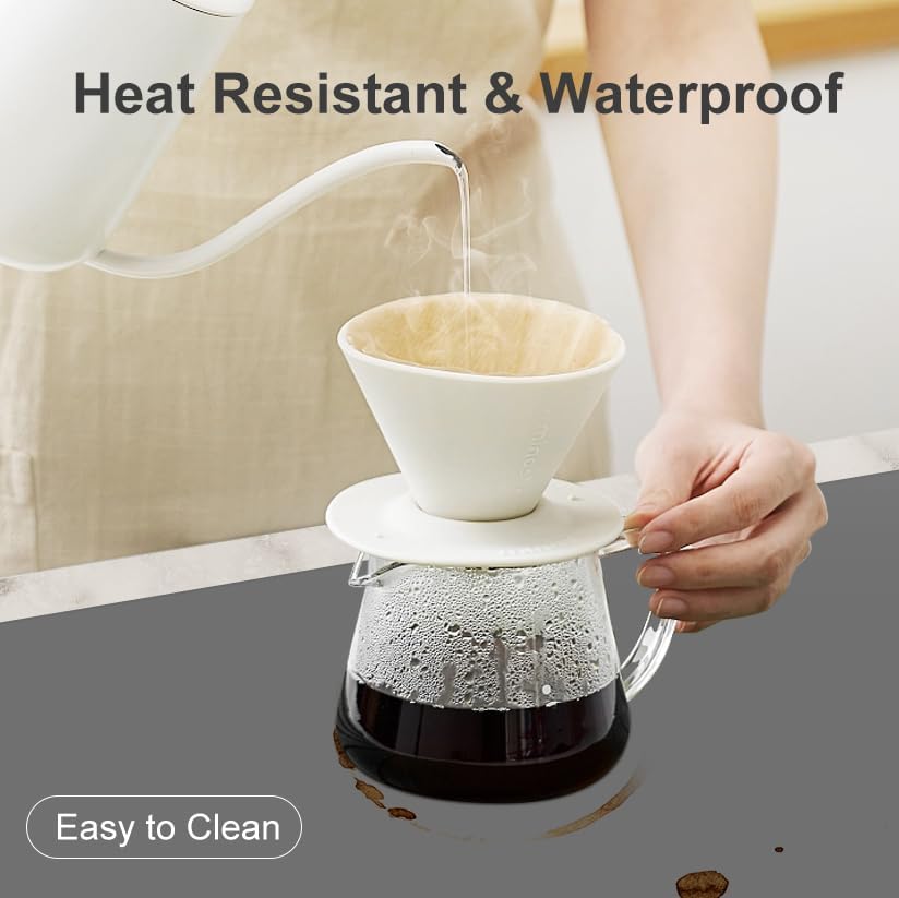 Silicone Mats for Kitchen Counter, Treerit 47.24"x 23.62" Extra Large Silicone Mat, Non-slip Heat Resistant Kitchen Counter Mat, Quartz Countertop Protector, Shipped Rolled Up, No Creases, Gray