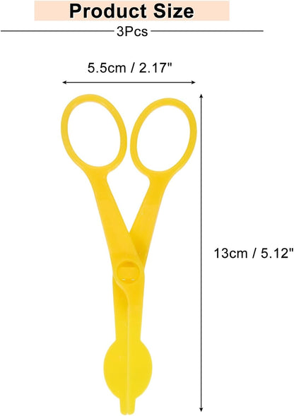 uxcell 3Pcs Flower Lifter Cake Decorating 5.1x2.2" Fondant Tool Purple