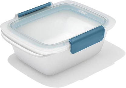 OXO Good Grips Prep & Go Snack & Dip Container, Snack Fuss-Free on the Move, Leakproof Reusable Small Meal Food Storage and Lid, Food Containers with Lids, Snack Organizer, 1.6 Cups/0.4 L