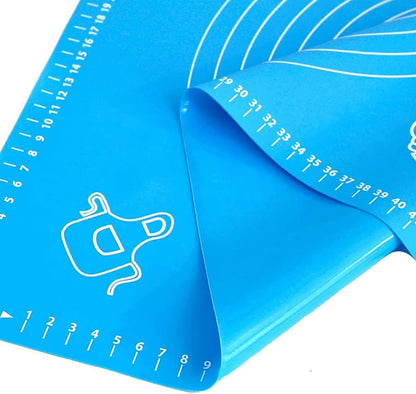 Silicone Baking Mat for Pastry Rolling Dough with Measurements (20" x 16 ", pink)