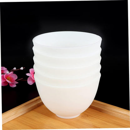 Didiseaon Odorless Anti-drop Silicone Mixing Bowl for Facial Masks Cooking Flexible Microwave Dishwasher Safe for Ingredients Sauces Medium Green