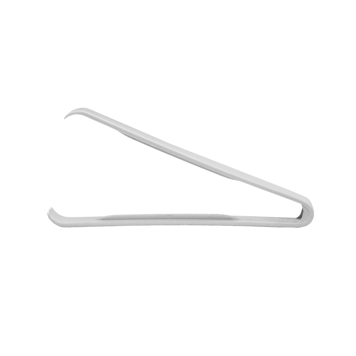 Party Essentials - N617 Hard Plastic Serving Tongs, 6.5", Black