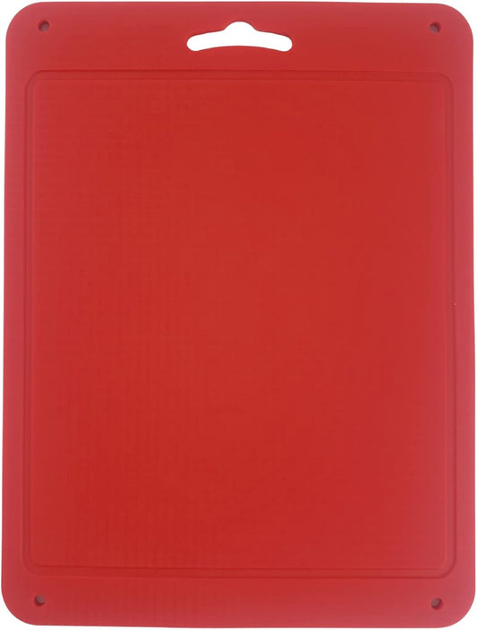 Silicone Kitchen Cutting Board with Handle – 16.8"x10.2" Foldable, Flexible, Large Chopping Mat, Heat Resistant Hot Pad, Non-Slip, Dishwasher Safe, Food Prep Board for Camping, Travel, Made in Korea
