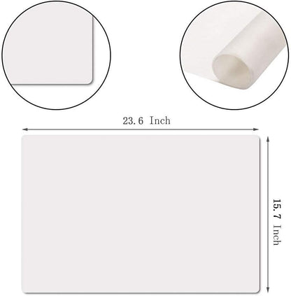 27.5 ''by 19.6 ''Oversize Silicone Placemat for Craft Flexible Multipurpose Huge Extra Large Size Non Slip Waterproof Baking Mat Sheet Black 1 PCS