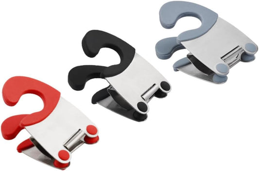 3Pcs Stainless Steel Pot Spoon Rest Clips, Utensil Holder