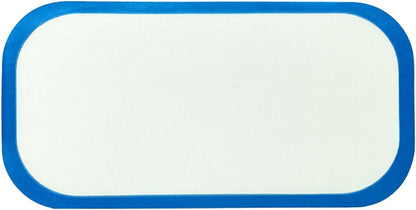 300 PCS Self-Adhesive Food Storage Bag and Container Labels Blank Write-On Date Stickers for Kitchen Organization Refrigerator Jars Boxes and Supplies Blue and White 2.5x5cm