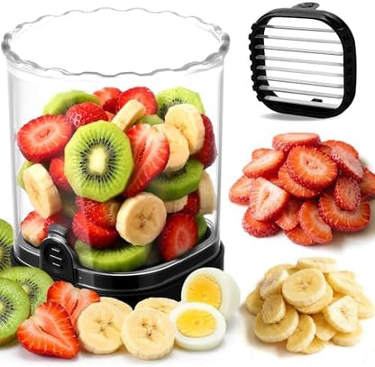 Hendiy Strawberry Slicer, Black, 1-Pack