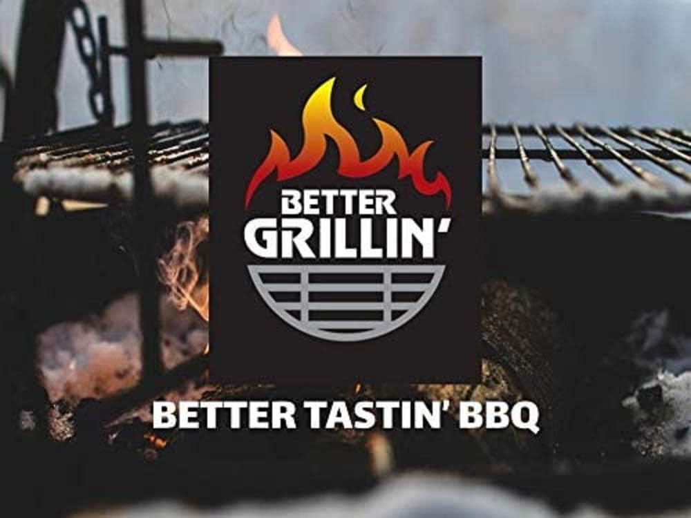 Better Grillin Scrubbin Stone Grill Cleaner-Scouring Brick/Barbecue Grill Brush/Barbecue Cleaner for BBQ, Griddle, 2pk