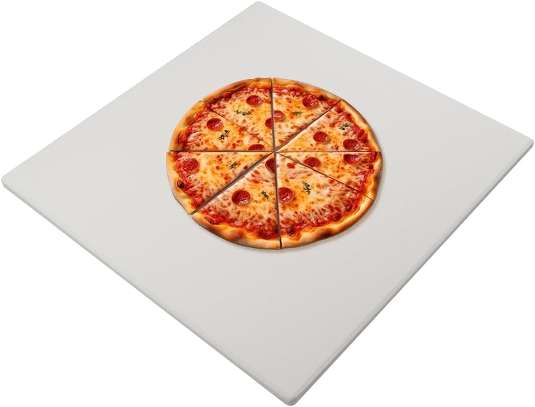 Extra Large 24 x 17 3/4 Inch Rectangular Pizza Stone for Oven and Grill
