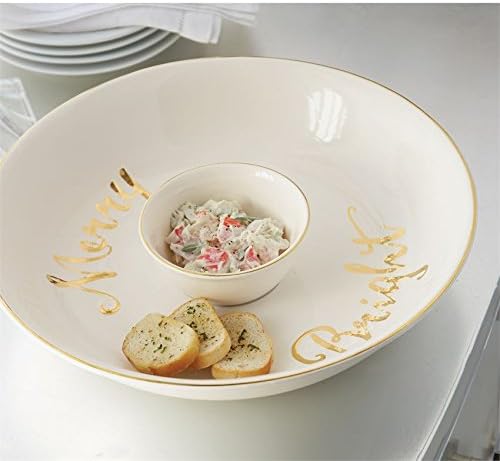 Mud Pie Circa Chip N Dip Set (Bistro Chip n' Dip Server)