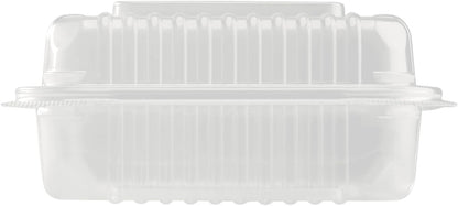 Karat FP-HC99PP-3CU 9"X 9" PP Hinged Containers 3 Compartment - (Case of 200)
