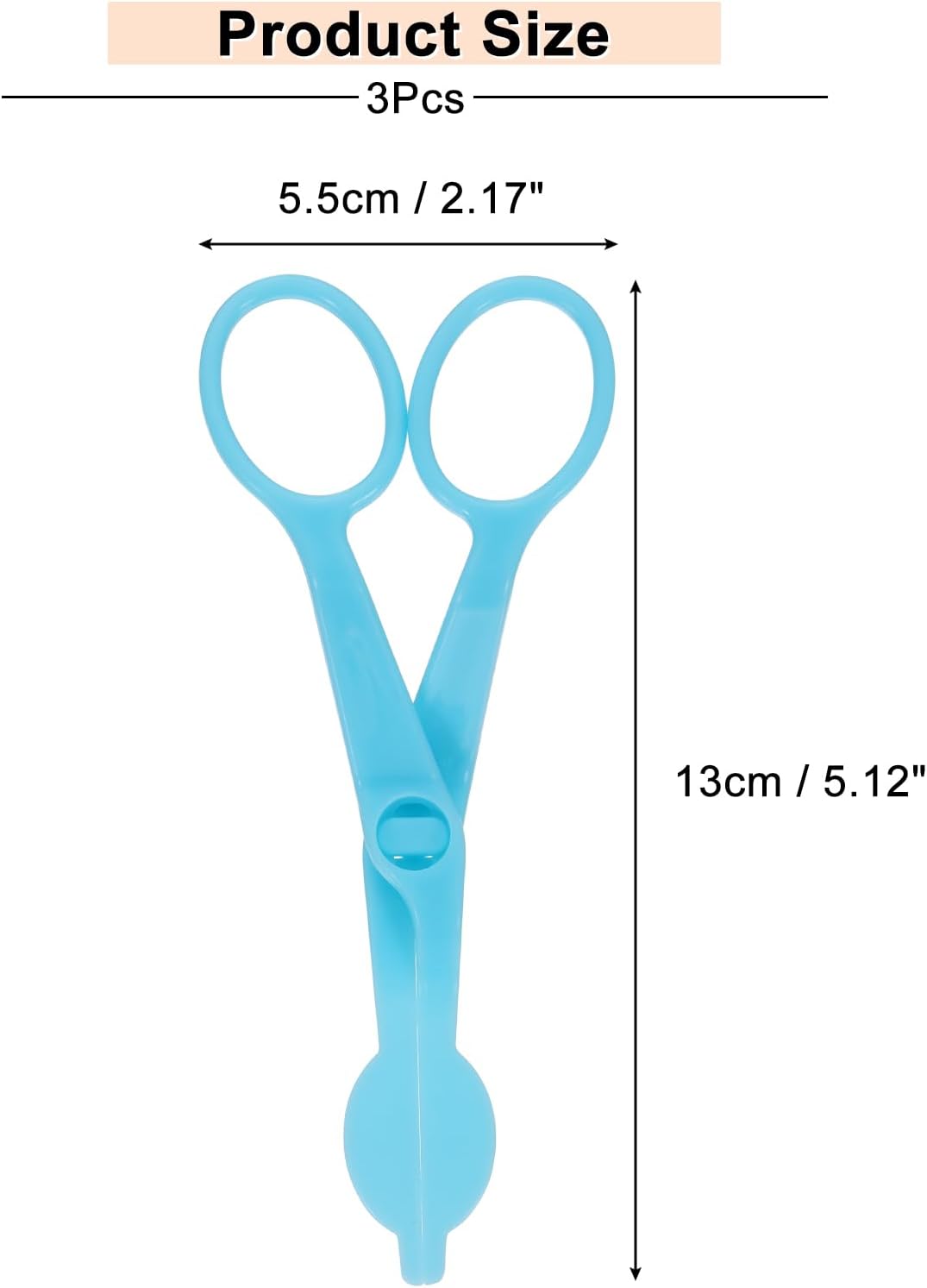 uxcell 3Pcs Flower Lifter Cake Decorating 5.1x2.2" Fondant Tool Purple