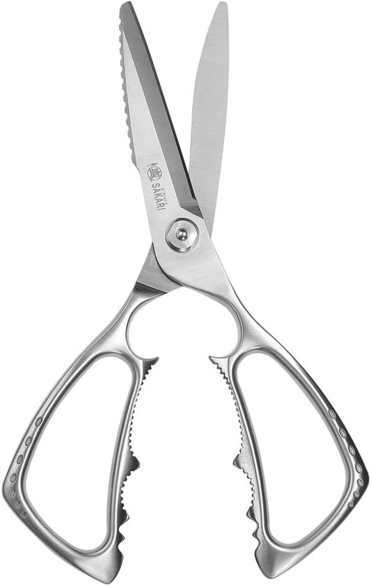 MITSUMOTO SAKARI 9 Inch Heavy Duty Detachable Kitchen Scissors