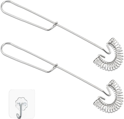 KarDoL 2 Pack Stainless Steel Coil & Flat Whisks for Eggs, Sauces, Gravy