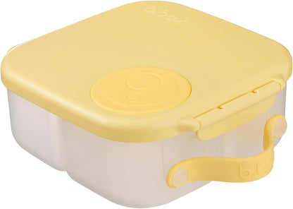 b.box Mini Lunch Box 2-Pack, Leak Proof Bento Box for Kids, 3 Compartment Snack Containers Ages 3+, Lunchbox for Daycare + School, Dishwasher Safe, BPA-Free, PFAS-Free, 4.25 Cup - Blue + Green
